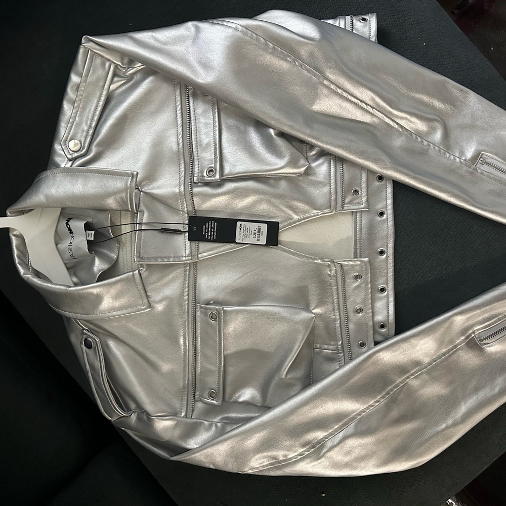 Silver Metallic Jacket
